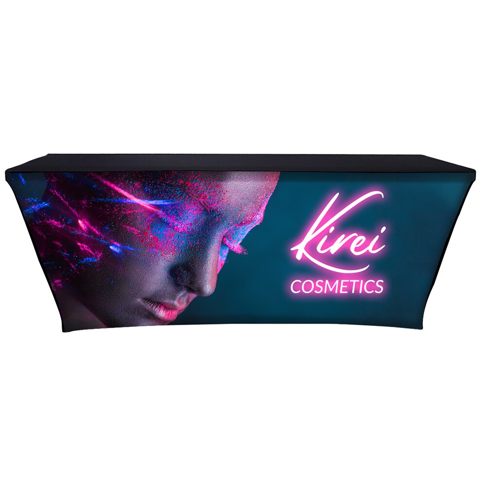Backlit Fitted Table Throw — Graphic Package / 8 ft